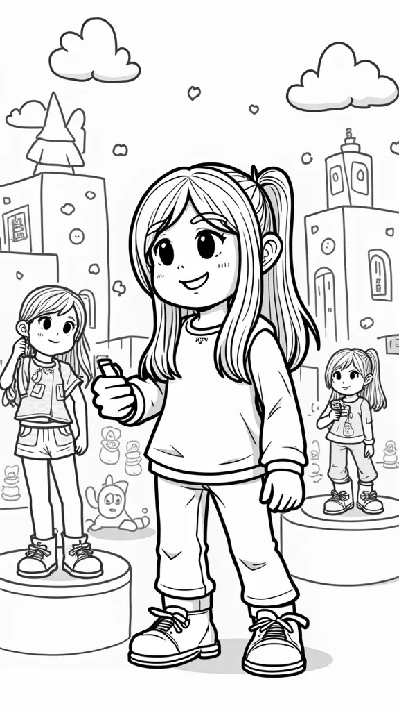 roblox coloring pages girl